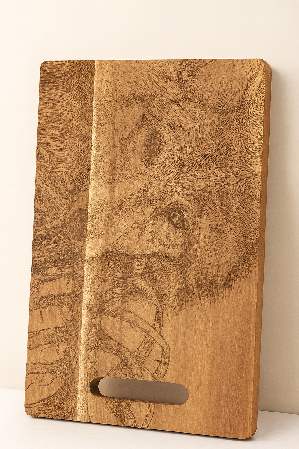 [PREORDER] Wolf and Rib Acacia Wooden Cuttingboard